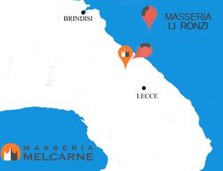 Masserie storiche intorno a Melcarne: Masseria Li Ronzi