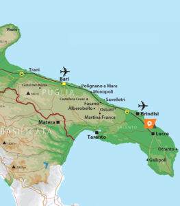 mappa salento