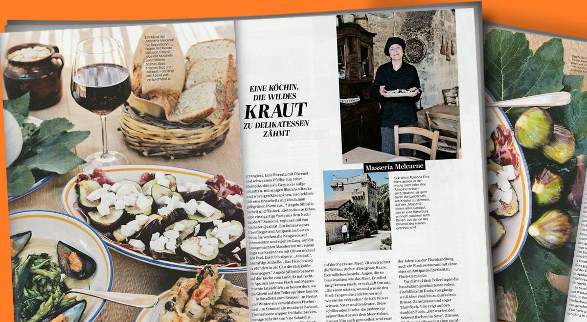 Una rivista tedesca parla di Masseria Melcarne